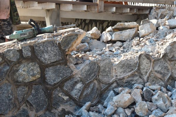 Retaining Wall Demolition in Boerne